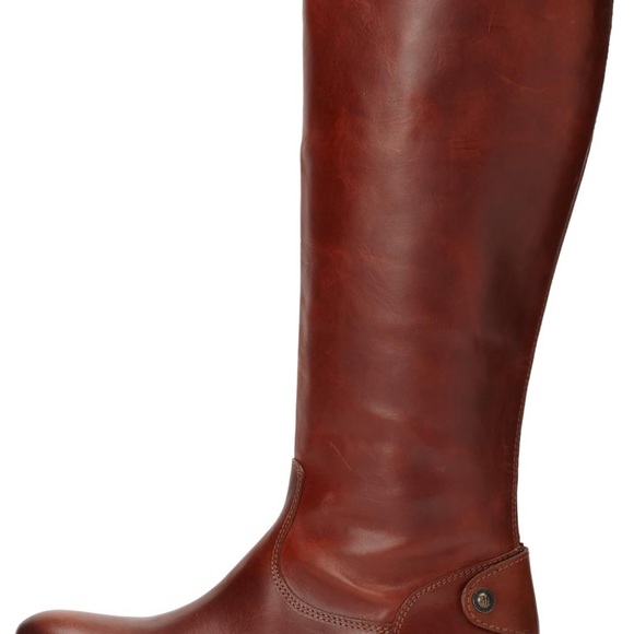 W’s 9.5 Frye Melissa Button Zip Boots -
Cognac - Picture 13 of 16
